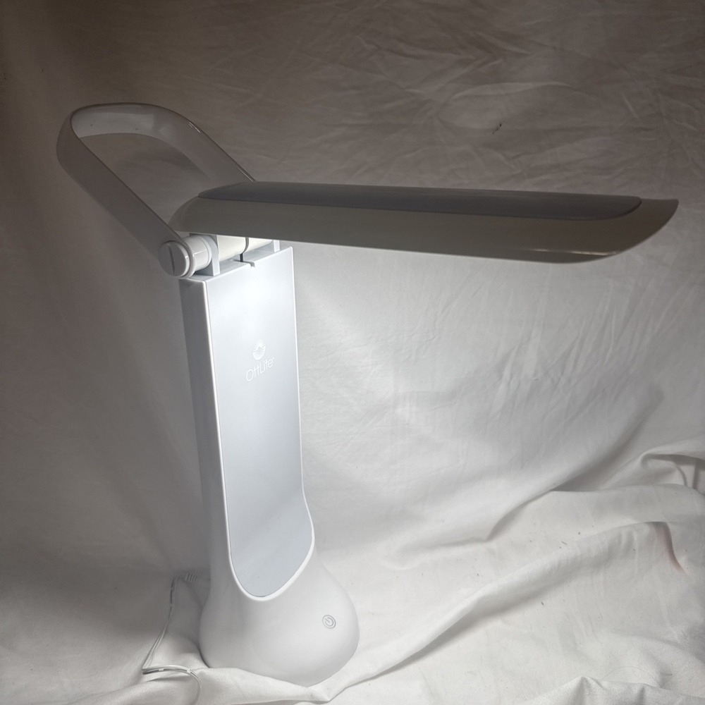 OttLite Wellness Dimmable Task Craft Draft Desk LED Folding Light White Working - Picture 2 of 15